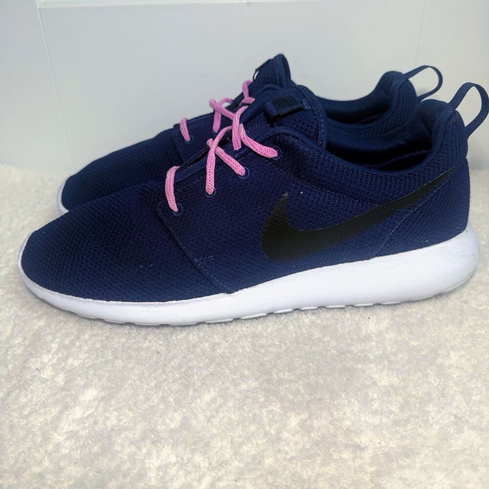 Nike Roshe One Men's Shoes Midnight Navy/White Size 14 - Picture 2 of 9